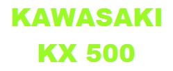 KAWASAKI KX 500